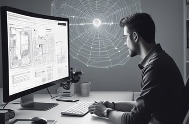 A friendly office environment with people collaborating.