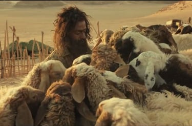 The goat life scene with goats identity