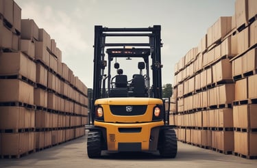 A friendly customer service representative assisting a client with forklift inquiries