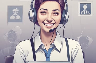 A friendly technician fixing a washing machine in a bright, modern kitchen.