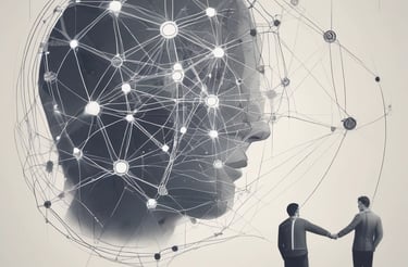 A serene workspace with plants and a neat desk, inviting a conversation.