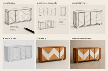 Diseño de mueble paso a paso