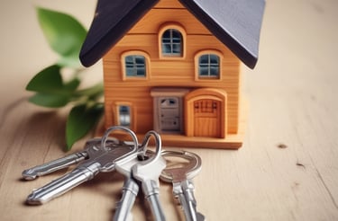 A friendly real estate agent assisting a client.