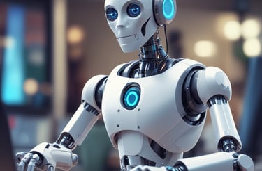 A friendly team member at a desk ready to assist with inquiries.