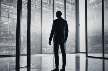 A friendly professional at a desk, ready to assist with data and technology inquiries.