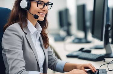 Front view of a modern storefront with green and gold accents, showing the Despachante Cambuí Campinas logo prominently.