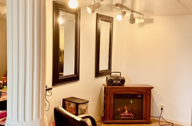 Inside Pretty in Pink Beauty Salon, Inc. The atmosphere is very professional and a warm environment.