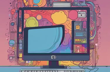 A cozy workspace with a laptop and a cup of coffee, inviting contact.