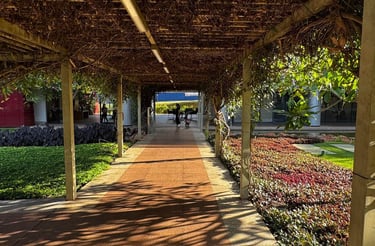 Área externa da clínica Time Medical Center no Georgina Business Park em São José do Rio Preto