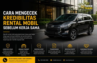 Cara Mengecek Kredibilitas Rental Mobil Sebelum Kerja Sama