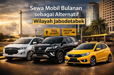 Sewa Mobil Bulanan sebagai Alternatif di Wilayah Jabodetabek