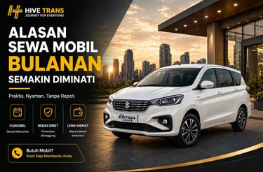 sewa mobil bulanan semakin diminati