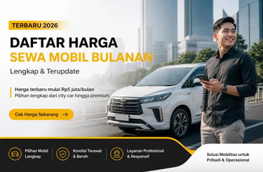 Daftar Harga Sewa Mobil Bulanan Terbaru 2026