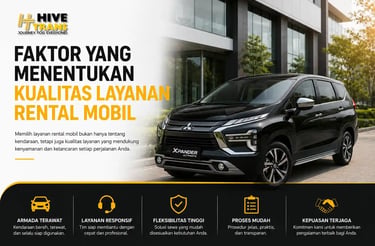 Faktor yang Menentukan Kualitas Layanan Rental Mobil