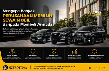 Mengapa Banyak Perusahaan Memilih Sewa Mobil daripada Membeli Armada