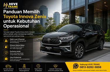 Panduan Memilih Toyota Innova Zenix untuk Kebutuhan Operasional