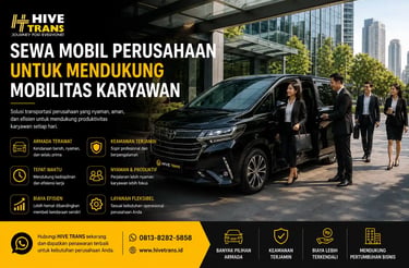 Sewa Mobil Perusahaan untuk Mendukung Mobilitas Karyawan