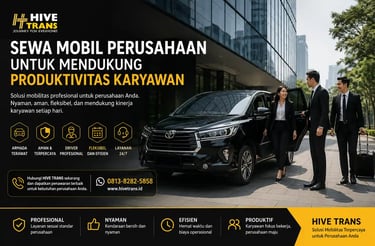 Sewa Mobil Perusahaan untuk Mendukung Produktivitas Karyawan