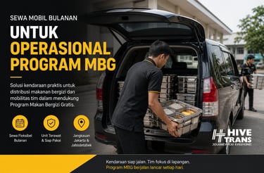sewa mobil bulanan program MBG