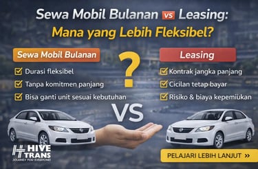 sewa mobil bulanan vs leasing