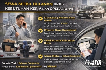 sewa mobil bulanan untuk kebutuhan kerja