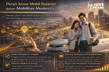 peran sewa mobil bulanan modern