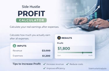side hustle profit calculator 