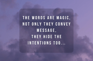 a quote about the words of the word's magic