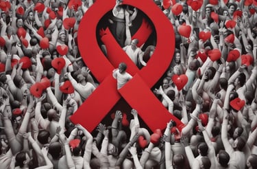 A warm, inviting workspace with hands typing on a laptop surrounded by notes and a cup of coffee.