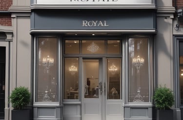 A serene image of a jewelry store's contact area, inviting customers to reach out.