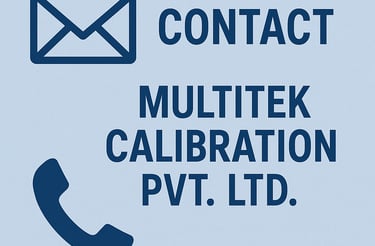 Contact to Multitek Calibration Pvt Ltd team