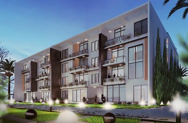 اجمل تصاميم واجهات العمارات السكنية