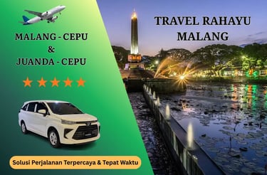 Layanan VIP Travel Malang Cepu & Juanda Cepu, harga murah & tepat waktu dari Travel Rahayu  Malang