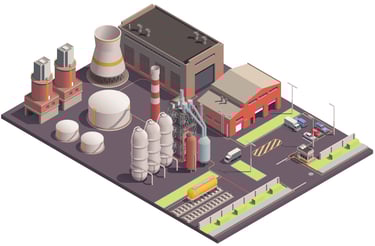 factory background art