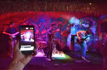 onstage image of band playing