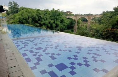 kolam renang infity pool dengan desain elegan buatan dayanapool