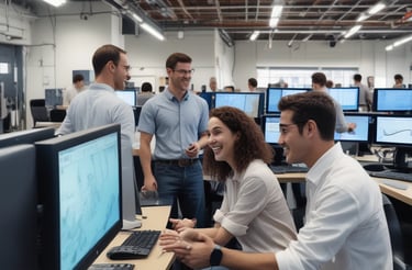 Brightly lit sign displaying the words 'CYBER CAFE' with an arrow pointing to the right, using colorful LED lights against a dark background.
