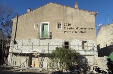 Création d'ouvertures portes et fenêtres - ARNOULD MTDP - Pézenas - Hérault