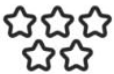 5 estrellas star excelent mejor óptimo