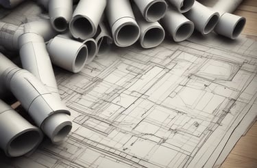 A close-up of steel beams being measured and detailed on a construction site in NYC.