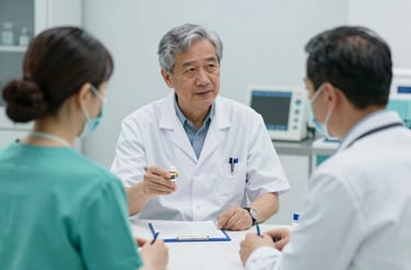 A warm and inviting medical office reception area with a friendly staff ready to assist.