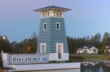 rivertown entrance website design