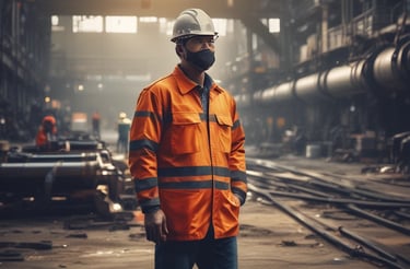 A friendly relationship manager smiling, ready to help customers with TMT bar orders.