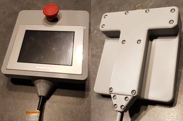 Coffret de commande écran tactile et boutonnerie