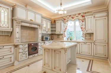 MazarakisArt: Κλασική Κουζίνα με Ευδιάκριτες Λεπτομέρειες