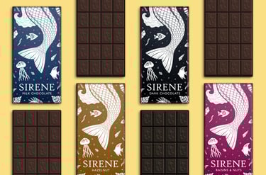 Sirene chocolate bars