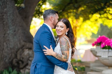 Central Texas Wedding Couple Photographed in Waco