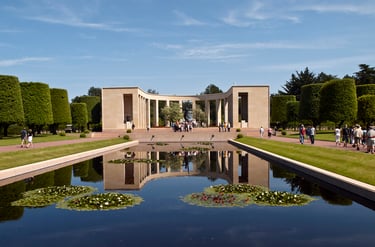 Gîtes de la Cour d'Etienville - Cimetière Américain d'Omaha Beach 