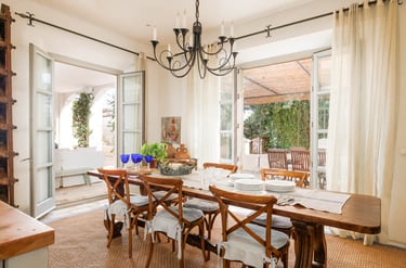 Beautifully appointed luxury kitchen at Finca Santa Katerina