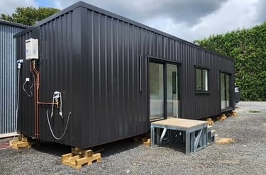 Exterior of tiny or transportable home